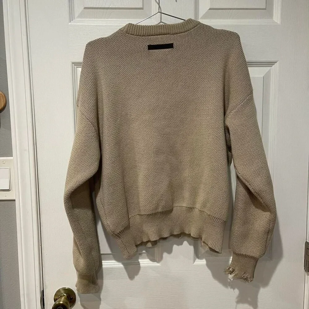 Essentials Women's Cream and Tan Jumper - Picture 4 of 6